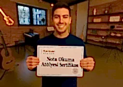 nota okuma atölyesi sertifikası